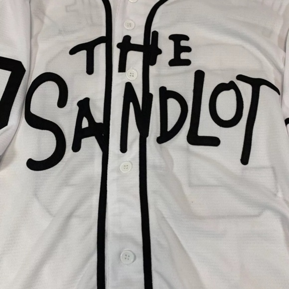 The Sandlot Baseball Jersey #30 Benny the Jet Rodriguez Size XL - Picture 6 of 12
